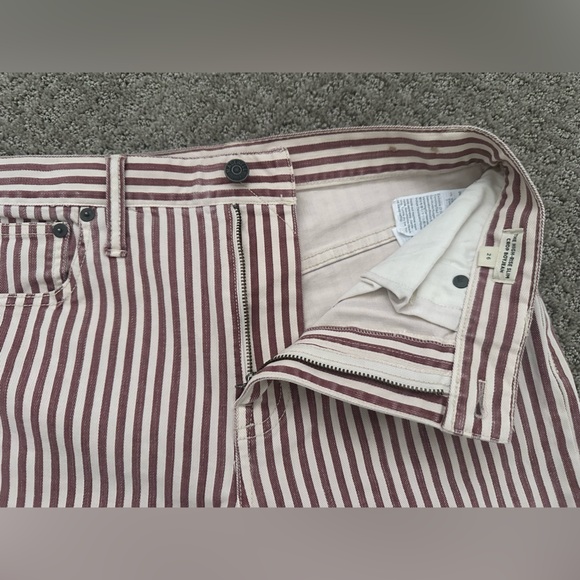 Madewell The High-Rise Slim Boyjean in Luca Stripe - Size 26 - Picture 10 of 16